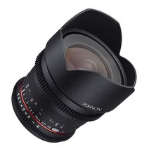 Rokinon DS10M-NEX 10mm T3.1 시네 광각 렌즈 소니 알파 E-마운트 교체 가능한 렌즈 카메라용, Sony E