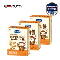 일동후디스 아이얌 아기영양간식 볼과자, 단호박, 60g, 3박스