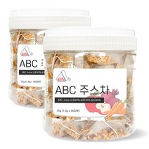 abc 주스 100% 국산 사과 비트 당근 쥬스 차 티백 50개입 고급용기형, 2통