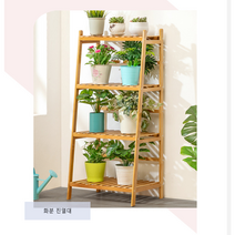 원목사다리선반 낮은선반 선반장 주방 4단 수납 사이드 좁은 사다리형 틈새가구 고급, 3단 중형