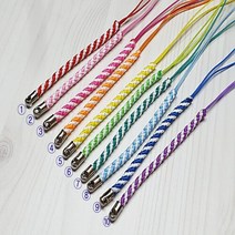 골프 티걸이 컬러줄 티걸이 만들기 버디용품 재료(쇠오링 고무링 포함), 8 하늘
