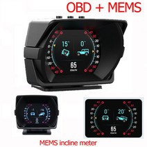 [2012 년 이후 모델에 적합] HUD OBD MEMS G-FORCE G-P-S SMART 계측기 속도 지능형 시간 기기 속도 시스템 안전 시스템 안전 시스템 오일 온도, OBD+MEMS