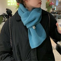 따뜻한 겨울 부드러운 울 니트 롱 목도리 168cm