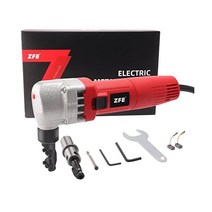 : ZFE 전기 금속 니블러 380W 시트 스틸 가위 1700RPM 고속 로터 포함 스테인리스 알루미늄 플라스틱 절단용