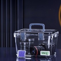 카메라제습함 보관함 다용도 수납함 제습 냉장고 수납장 방습 촬영기기, 방습함 L (흡습함 2박스+습도계), 0L
