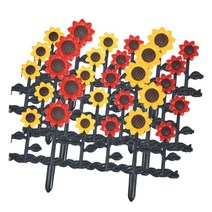 차폐휀스 담장공사 단독 주택 카페 담장 펜스 정원 마당 5pcs suower 울타리 diy 피켓 장벽 플라스틱 테두리 안뜰 보호 식물 테두리 이동식 화단 울타리, 5개, 5개