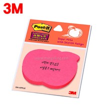 3M 포스트잇 모양포스트잇 모양노트-사과, 단품