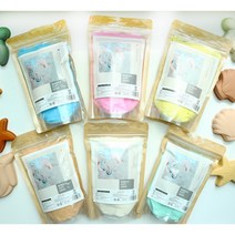 베베킷 모래놀이 세트 촉감놀이 실내 유아 색 소프트샌드 500g, MINT
