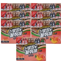 산도깨비 신발장용 탈취제 피치향 65g*4개입 신발장탈취제, 260g, 7개