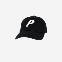 팔라스 P 6-패널 캡 블랙 - 22FW Palace P 6-Panel Black - 22FW