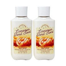 Bath and Body Works Cinnamon Donut Swirl Super Smooth Body 로션 Sets Gift For Women 8 Oz -2 Pack (Cinn