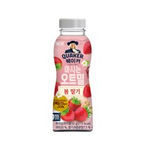 칠성 쉐이크 아침 식사 대용 퀘이커 마시는 오트밀 오트 & 봄딸기 한박스 건강식 간편식 식단조절 선식 50G 20개, 13세트