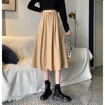 YAPOGI여성 여름 패션 스커트 치마 여성의류 스커트 치마