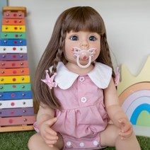 더미 베이비돌 구체관절인형 아기인형 베렝구어 선물 의상 인형없음55cm, E