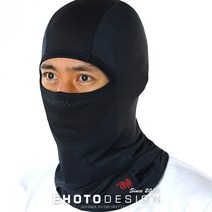 이호토 겨울용 방한 기모 김서림방지 M3 풀페이스바라클라바 프로, 블랙
