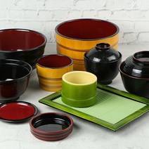 칠기 우동기 면기 접시 모밀판 분식 일식 장국 식당, 선택10-칠기모밀우동기레드(2사이즈), 모밀우동기레드(중)