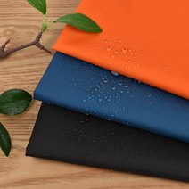 유명한 원단40수 하이포라 립스탑 방수 원단 캠핑 텐트 아웃도어 우비 천 미니그리드 3종, 오렌지（T42）