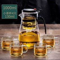 티머그 차주전자 차망 여과기 티포트 티엔시포 찻잔 분리 사무실 필터링 유리다기 컵 개인용, 옵션10