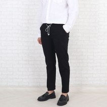 로파제 남성용 기본 밴딩 면 슬랙스