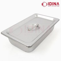 위생적이며 반영구적 사용가능 스텐 밧드 스테인리스용기 스텐밀폐용기 스텐찬통 스테인레스용기 스텐통, 타공 2인치 (CG88781), 1/4