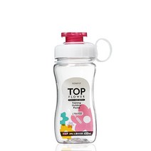 코멕스 탑 플라워 물병 450ml, 핑크