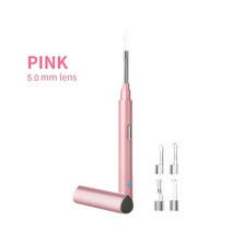 씨씨티비 소형 매장 cctv 야외 무선카메라 귀 왁스 제거 내시경 1080p fhd 무선 귀 otoscope with 6 led 3.9mm visual ear scope ear, 협력사, 분홍색