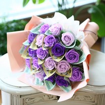 플라워테일 노랑비누꽃 돈꽃다발 만들기 돈다발꽃 용돈 부모님 어버이날 카네이션 현금 엄마 장모님 어머니 아버지 생일 생신 와이프 결혼기념일 선물 꽃배달 꽃집 로즈데이, 15송이장미