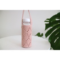 [코바늘DIY］보틀 커버 텀블러 가방 DIY 패키지 (부분동영상포함), 712  인디보라