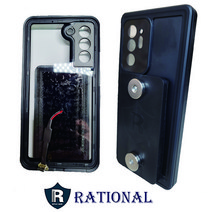 래셔널 배달대행 자석충전거치대 S21방수케이스+낙하방지스트랩 셋트, S21플러스/낙하방지스트랩