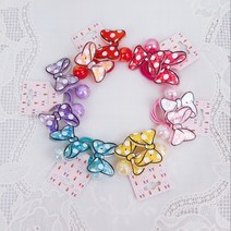 베베까꿍 유아 아동 여아 어린이 공주 초등학생 귀요미 투명 미니 비쥬 머리방울 헤어링