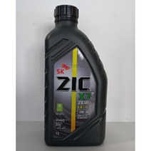 SK 지크 제로 X7 0W30 1L 합성디젤 DPF 가솔린 LPG 엔진오일