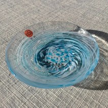 클래식 일본 컬러 유리 접시 창의적인 식탁 서비스 트레이 스시 차 테이블 스낵 디저트, 15 Q 10cm