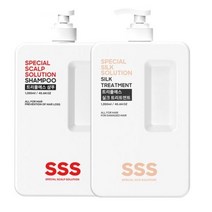 트리플에스 약산성 샴푸 + 실크 헤어 트리트먼트, 1350ml, 1세트