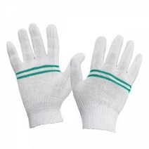 국산 성진 줄표백 장갑 라인 면장갑 목장갑 백색 1개, 1, 1