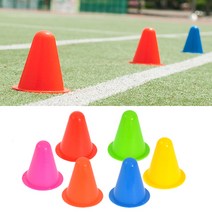 축구콘 접시콘 반환점 고깔콘 축구꼬깔 허들콘 미니라바콘, 미니칼라콘8cm오렌지