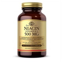 Solgar Niacin VitaminB3 솔가 니아신 비타민B3 500mg 100정, 1, 1개