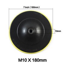 폴리싱연마재 연마그라인더 Haowook 80-180mm 연마 자체 접착 디스크 연마 척, M10 X 180mm