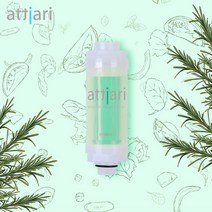 아띠아리 녹물제거 아로마 비타민 샤워필터 로즈마리, 1개