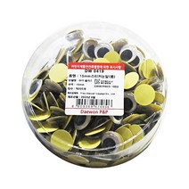 스티커눈알15mm약200개 접착식