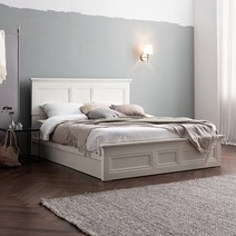 [기간한정세일] 삼익가구 프로아 아이보리 도장 침대(65T 유로탑 독립 매트리스-퀸)