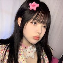 불규칙한 샤이니 스타 헤어핀 스위트 쿨 슈퍼 플래시 하라주쿠 오각형 헤어 클립 여성용 액세서리 봄샤이니 y2k 머리핀, [10] rose pink