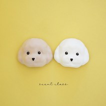 푸들 석고방향제 답례품 차량용 디퓨저 5ml, 헤스페리데스-화이트-블랙캡타입