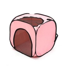 펫드라이룸 반려동물 반려견 드라이기 개 애완 동물 건조 상자 접는 헤어 드라이어 불어 그루밍 하우스 가방 드라이 룸 고양이 텐트 강아지 케이지, [05] Pink