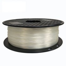 3D 프린터 필라멘트 1.75mm 250G TPU 3D 플라스틱 인쇄 필라멘트 유연한 필라멘트 인쇄 재료 그레이 블랙 빨강 상, Transparent5_CHINA