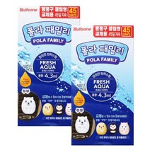 불스원 폴라패밀리 방향제 공용리필 4.3ml, 아쿠아, 2개, 1개