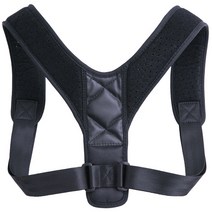 셀리빙 남녀공용 바른자세 바른어깨 거북목 굽은등 자세교정밴드 FREE 블랙.1개, 1개