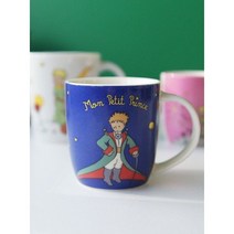 독일코니츠 뉴어린왕자머그컵신혼부부선물 집들이 세라믹도자기머그잔북유럽 3type, 핑크