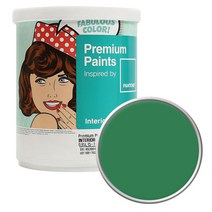 노루페인트 팬톤 내부 실내벽면 무광 페인트 1L, 18-6030 Jolly Green