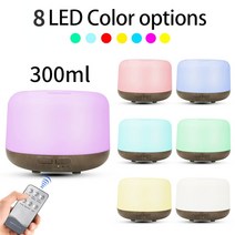 공기살균기 휴대용공기살균기 uv공기살균기 REUP-LED 에센셜 초음파 가습기 아로마 디퓨저 쿨 미스트 메이, 03 Dark coffee 300ml_02 Eu