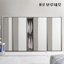 보루네오 바리 슬라이딩 붙박이장 30cm, 블루 30cm